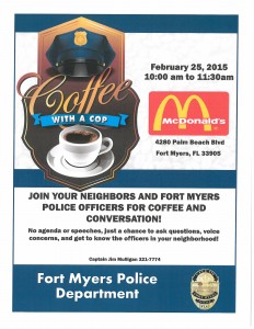 Coffee with a Cop McDonalds